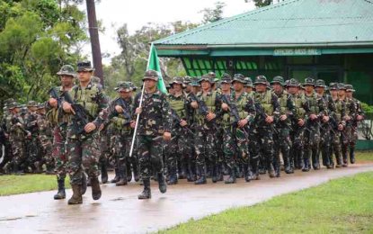 <p><strong>AGAINST THE REBELS</strong>. The new battalion of the 8th Infantry Division formed to fight communist rebels in Eastern Visayas (<em>File photo by Philippine Army)</em></p>